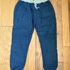 Anthropologie Sundry pinstriped joggers